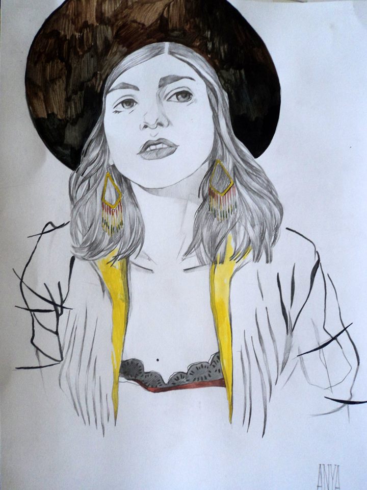Художница Анья Кислая