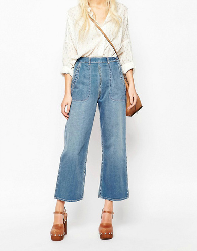 Модные тенденции 2016: джинсы-кюлоты
