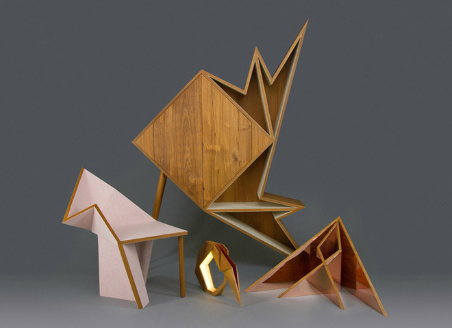 Мебель, вдохновленная оригами