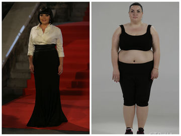 Фото участников до и после дня красоты