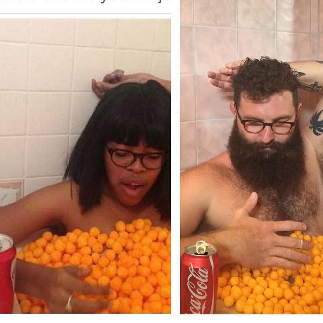 Забавные пародии на фото из сайта знакомств от Джаррода Аллена (Tindafella)