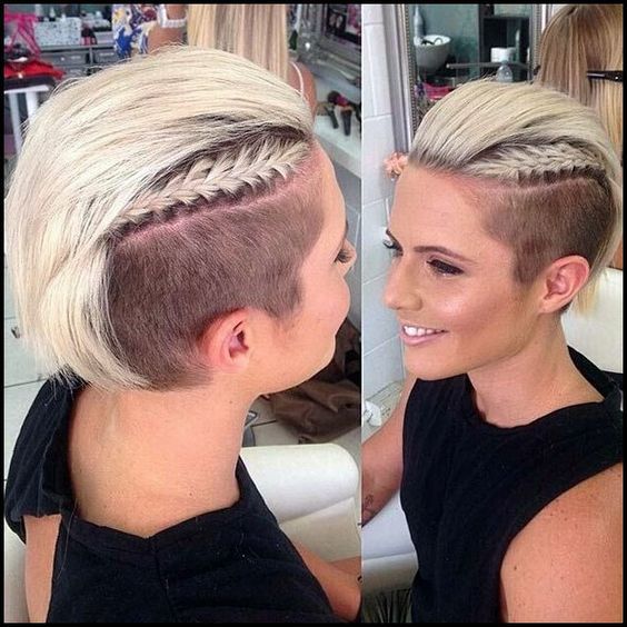 Модные косы: короткие волосы