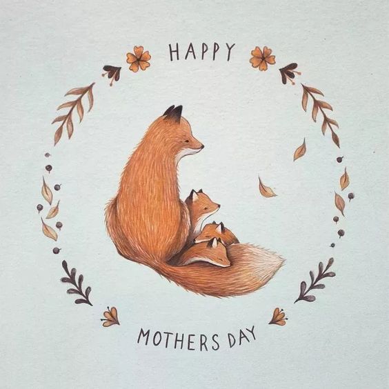 Поздравительная открытка ко Дню матери