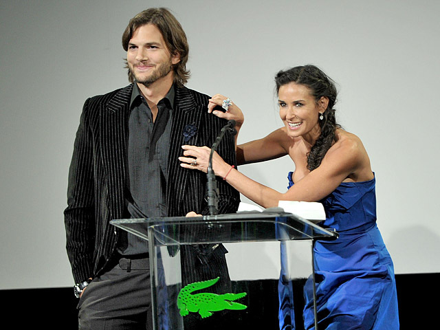 Деми Мур и Эштон Катчер