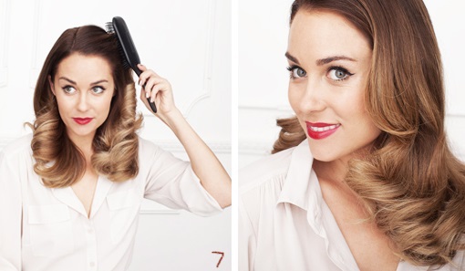 Винтажная прическа на День святого Валентина