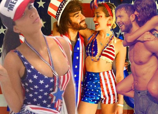 День независимости США: патриотические наряды знаменитостей