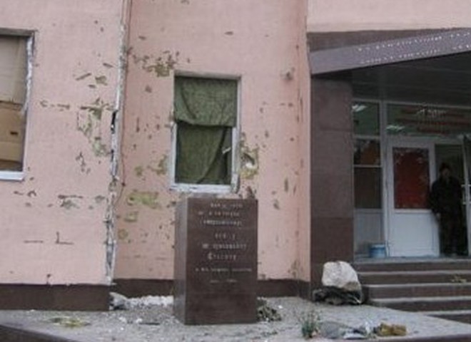 Підірваний пам'ятник Сталіну