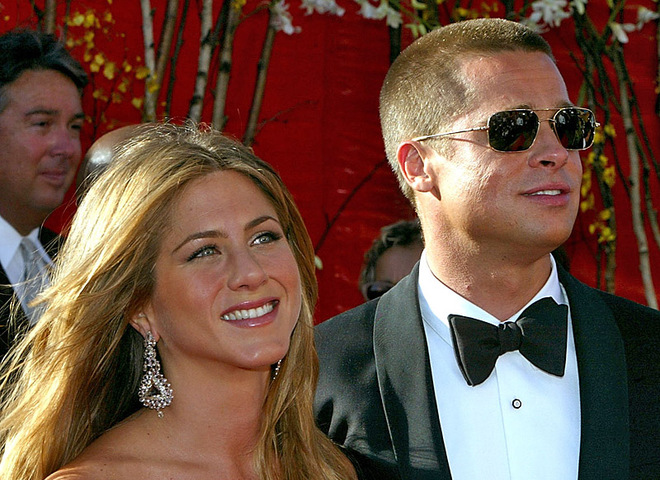 Брэд Питт и Дженнифер Энистон