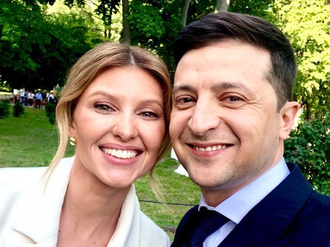 Елена Зеленская и Владимир Зеленский