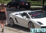 Picking Up Girls In A Lamborghini Without Talking!