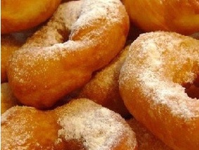 Хрустящие пончики на кефире Хрустящие пончики на кефире