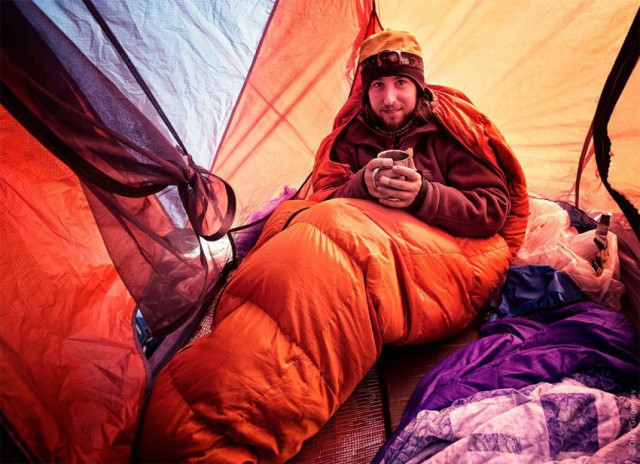 Потрясающий вид с палатки