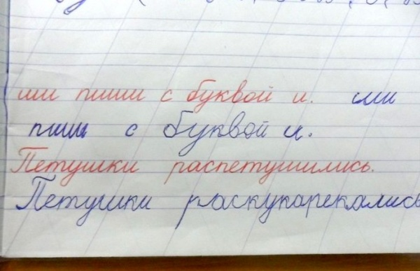 Шедевры из школьных тетрадей
