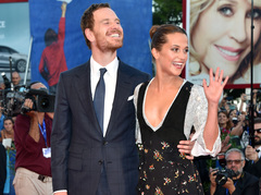 Алисия Викандер и Майкл Фассбендер