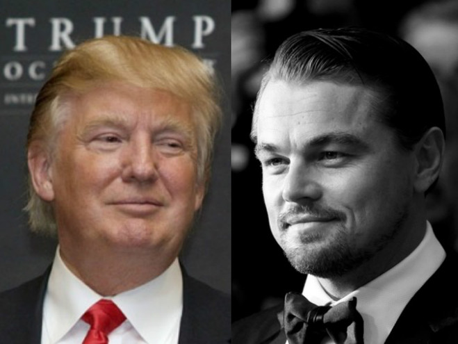 Дональд Трамп і Леонардо Ді Капріо