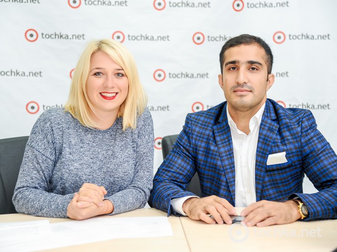 Ниджат Мирзоев и Татьяна Мерзлая в гостях у tochka.net