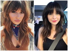 Модные стрижки с челкой