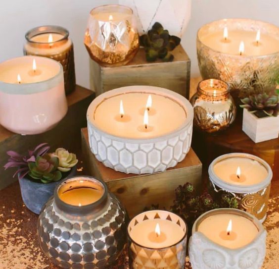 Как сделать ароматическую свечку в домашних условиях
