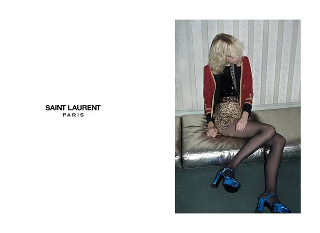Saint Laurent рекламна кампанія