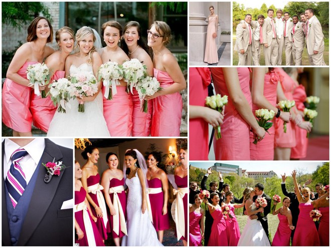 Стильные свадебные оттенки: gentle pink