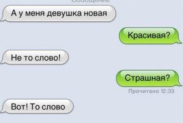 Прикольные смс переписки