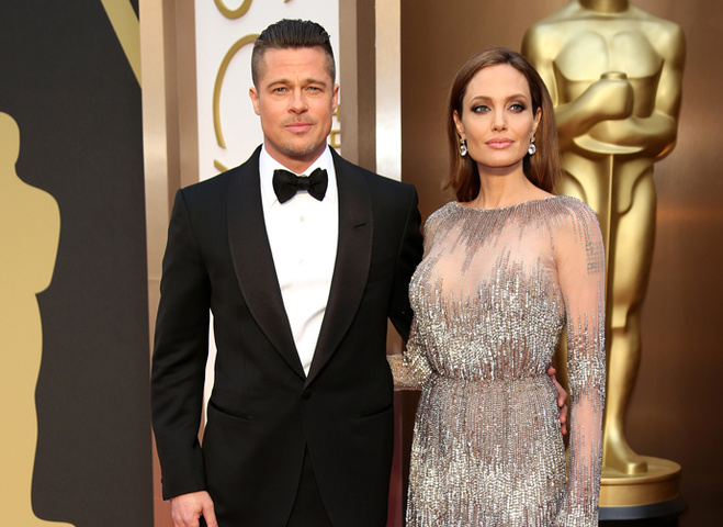 Анджеліна Джолі і Бред Пітт на червоній доріжці: Оскар 2014