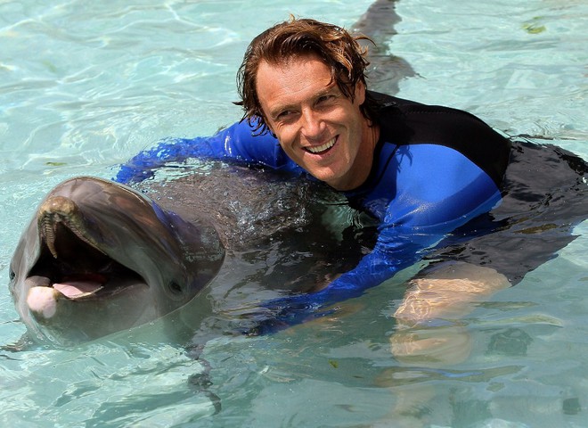 Дельфины спасают людей
