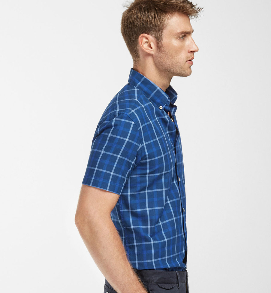 Мужская рубашка в клетку Massimo Dutti: 1595 грн