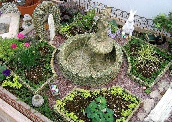 Красивые миниатюрные сады