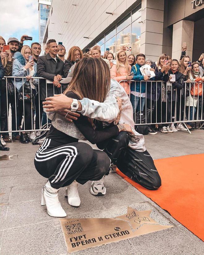 Время и Стекло получили именную звезду на Площади славы в Киеве