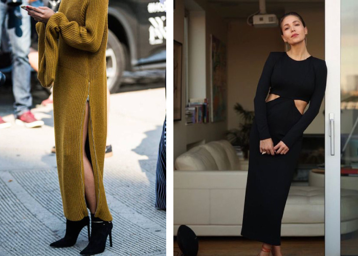 Трикотажное платье