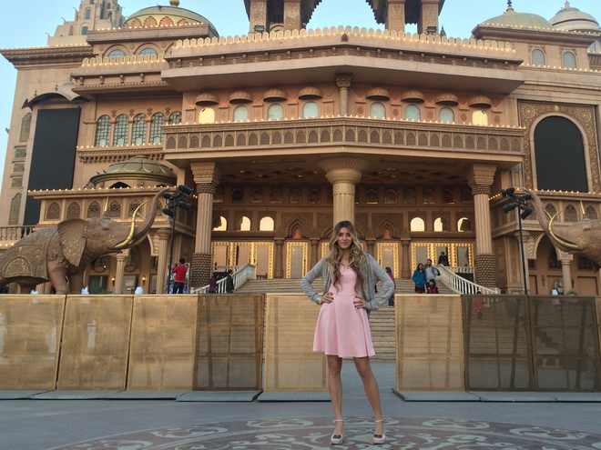 Регина Тодоренко в Индии