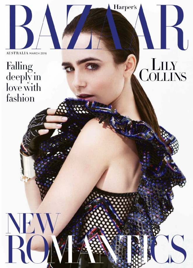Лили Коллинз для Harper's Bazaar Australia