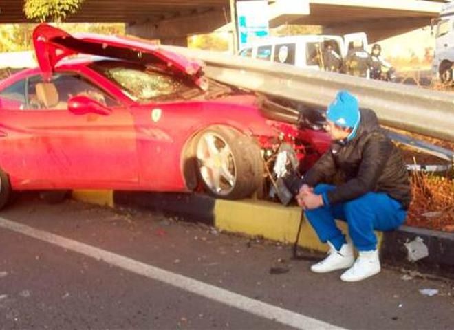 Артем Милевский попал в аварию