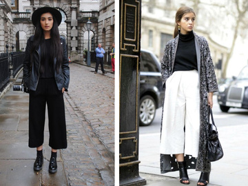 С чем носить кюлоты