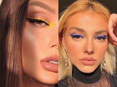 15 идей макияжа с контрастной яркой стрелкой