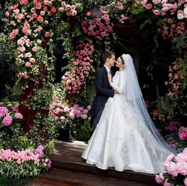 Міранда Керр весільна сукня