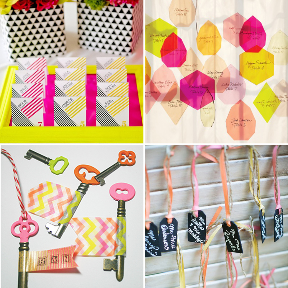 Стильні весільні відтінки: neon