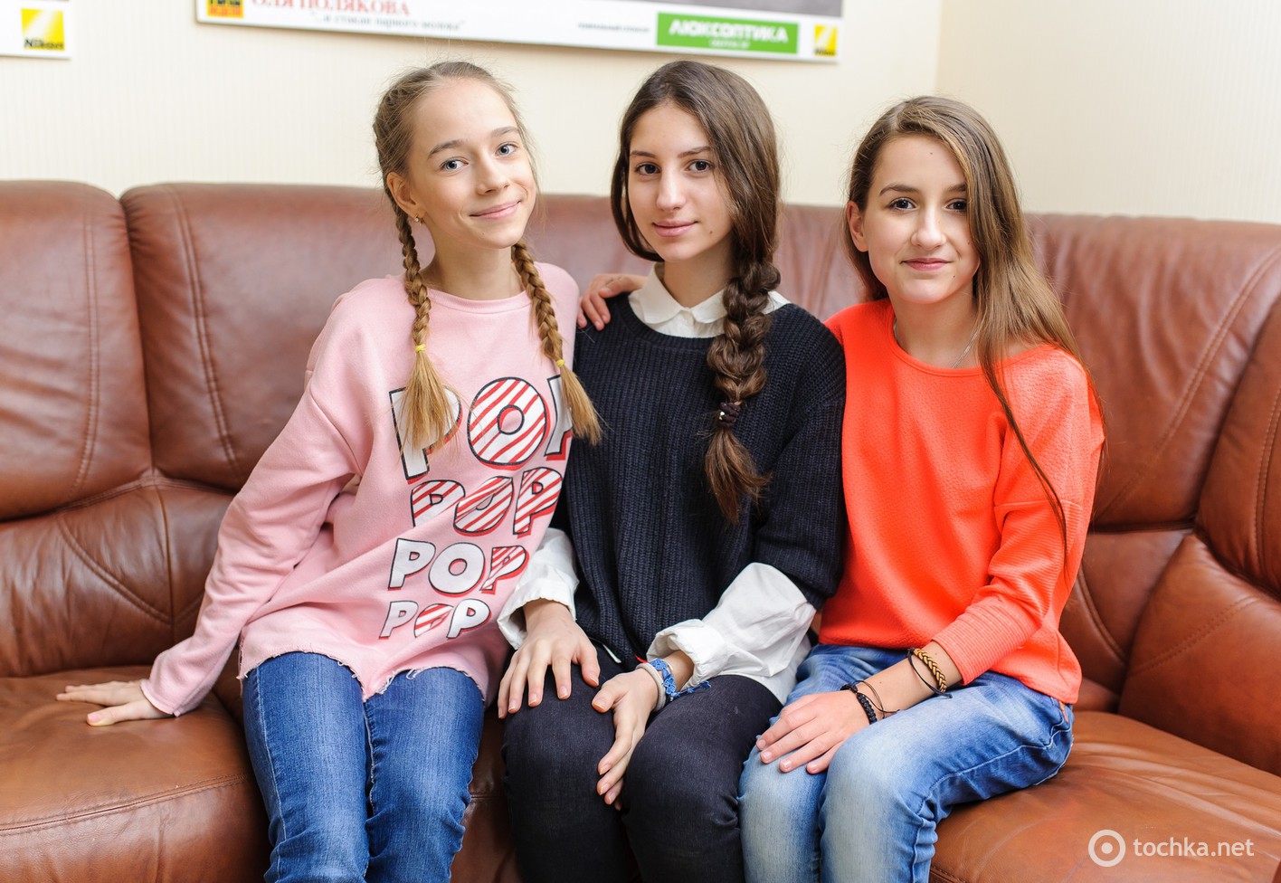 Финалисты \"Голосу. Діти 4\" Катерина Манузина, Яна Горная, Нино Басилая ...