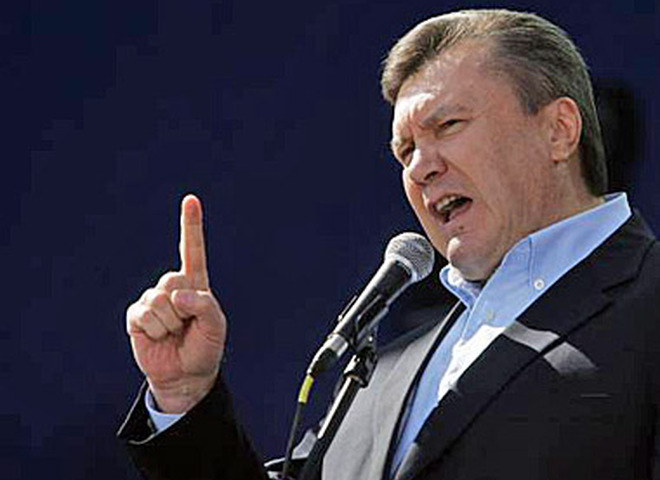 Глава Партии регионов Виктор Янукович