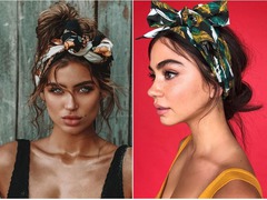 Модные аксессуары на весну-лето 2020: повязки и косынки на голову