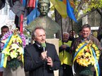 Українські націоналісти відкрили символічний пам'ятник Івану Мазепі в Києві