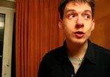 Парень набухался...