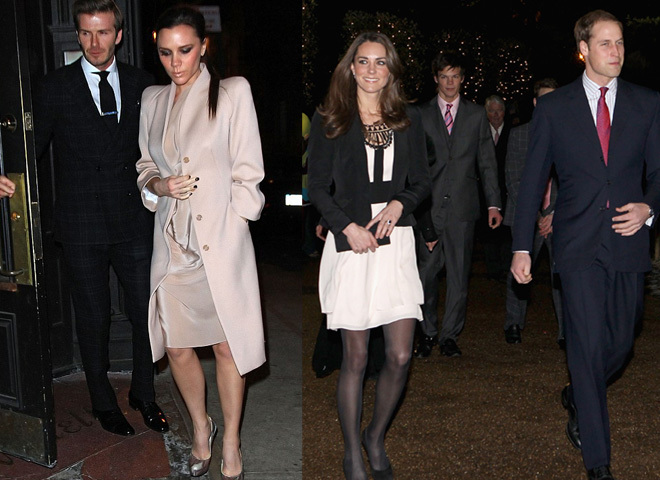 Бекхемы, Уильям и Мидлтон