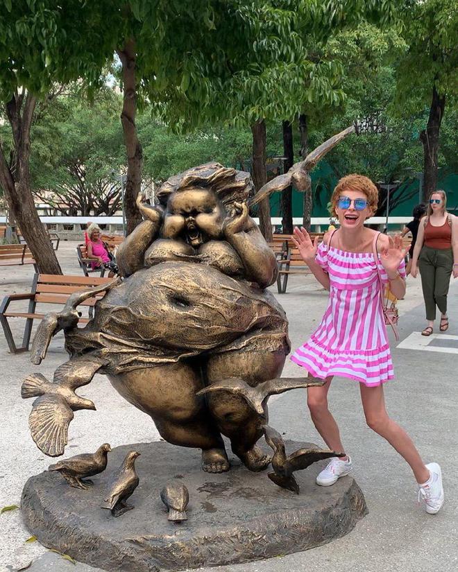 Елена-Кристина Лебедь и Павел Розенко отдыхают на Кубе