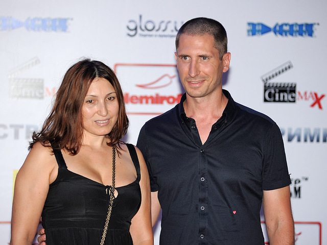 Денис Силантьев  с женой