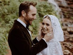 Лили Коллинз и Чарли Макдауэлл