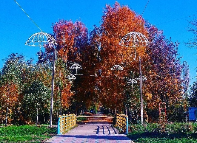 Осень в украинских городах