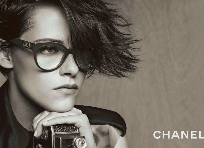 Крістен Стюарт для реклами окулярів Chanel