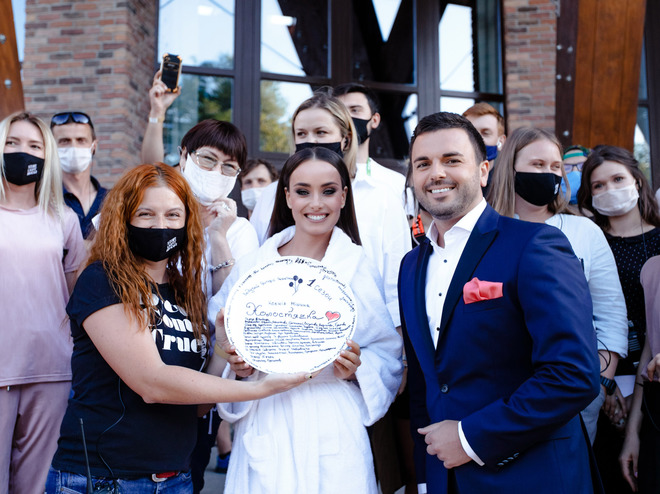 Анна Калина, Ксенія Мішина та Григорій Решетник